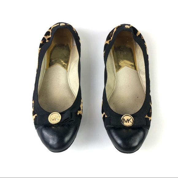 Michael Kors Dixie Leopard Ballet Flats - Picture 4 of 8